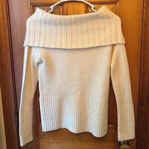 Cream off the Shoulder Sweater